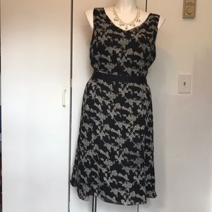 Brand New Sleeveless black and white dress
